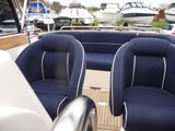 Cockpit view looking aft from cabin